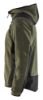 Afbeeldingen van BLÅKLÄDER Gebreid jack met softshell 5940 herfstgroen/zwart S