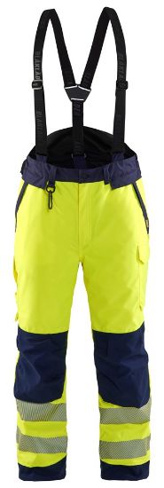 Afbeeldingen van BLÅKLÄDER Winterwerkbroek 1875 High Vis geel/marineblauw LS