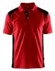 Afbeeldingen van BLÅKLÄDER Poloshirt piqué 3324 rood/zwart S