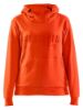 Afbeeldingen van BLÅKLÄDER Hoodie 3D dames 3560 oranjerood 3XL