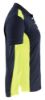 Afbeeldingen van BLÅKLÄDER Poloshirt piqué dames 3390 donker marineblauw/High Vis geel S