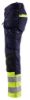 Afbeeldingen van BLÅKLÄDER Werkbroek met stretch X1900 1994 marineblauw/High Vis geel C148