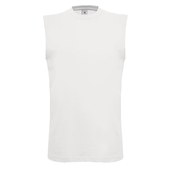 Afbeeldingen van B&C T-shirt zonder mouw Exact Move wit