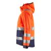 Afbeeldingen van BLÅKLÄDER Winterjas dames 4872 High Vis oranje/marineblauw S