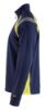 Afbeeldingen van BLÅKLÄDER Sweater met halve rits Visible 3432 marineblauw/High Vis geel S