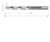 Afbeeldingen van ROTEC Metaalboor HSS-G DIN338 STEP-X 4,8MM