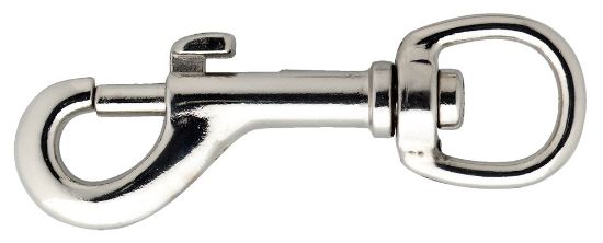 Afbeeldingen van DX Musketon ronde wervel zamac zwart 28MM - 1.⅛"