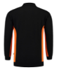 Afbeeldingen van TRICORP Polosweater bi-colour met borstzak 302001 zwart/oranje L