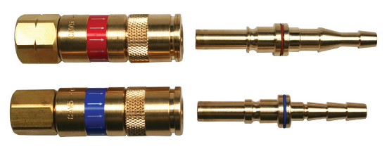 Afbeeldingen van Snelkoppeling IB NKDT zuurstof ⅜"R t.b.v. drukregelaar