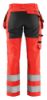 Afbeeldingen van BLÅKLÄDER Werkbroek dames met stretch 7163 High Vis rood/zwart C40