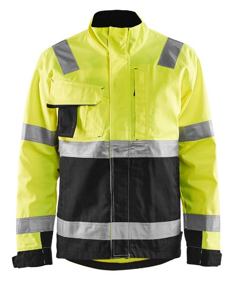Afbeeldingen van BLÅKLÄDER Jack 4064 High Vis geel/zwart 5XL