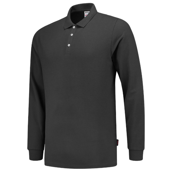 Afbeeldingen van TRICORP Poloshirt Slim-Fit met lange mouwen 201017 donkergrijs L