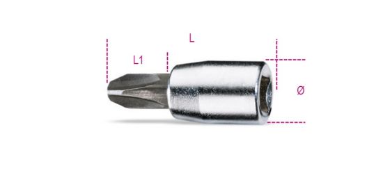 Afbeeldingen van BETA Schroevendraaierdop ¼" PH 900PH 3