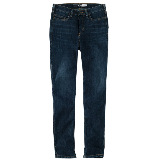 Afbeeldingen van CARHARTT Jeans tapered rugged flex dames 104976 hazel W8/REG