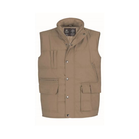 Afbeeldingen van B&C Bodywarmer Explorer 5JU880 beige L
