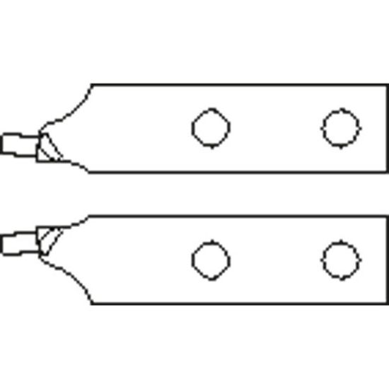 Afbeeldingen van GEDORE Paar reserve punten recht E-8000 A 4 EL 3,2MM