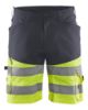 Afbeeldingen van BLÅKLÄDER Short met stretch 1541 medium grijs/High Vis geel C50