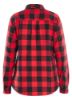 Afbeeldingen van BLÅKLÄDER Overhemd dames flanel 3218 rood/zwart M
