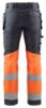 Afbeeldingen van BLÅKLÄDER Werkbroek met stretch 1558 medium grijs/High Vis oranje D84