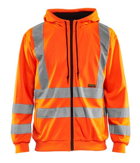 Afbeeldingen van BLÅKLÄDER Hoodie 3346 High Vis oranje M