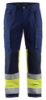 Afbeeldingen van BLÅKLÄDER Werkbroek met stretch 1551 marineblauw/High Vis geel D84