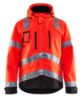Afbeeldingen van BLÅKLÄDER Jack ongevoerd 4837 High Vis rood/zwart S