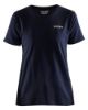 Afbeeldingen van BLÅKLÄDER T-shirt dames 'Life is too short...' 9412 donker marineblauw L