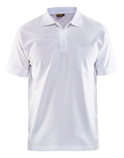 Afbeeldingen van BLÅKLÄDER Polo piqué 3305 wit XS
