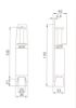 Afbeeldingen van Deurvastzetter Luxe RVS 35X179MM