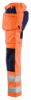 Afbeeldingen van BLÅKLÄDER Werkbroek dames met stretch 7163 High Vis oranje/marineblauw C48