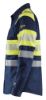 Afbeeldingen van BLÅKLÄDER Overhemd Multinorm 3229 marineblauw/High Vis geel XS
