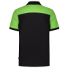 Afbeeldingen van TRICORP Poloshirt bi-colour Naden 202006 zwart/limoen L