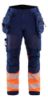 Afbeeldingen van BLÅKLÄDER Softshell werkbroek 1821 marineblauw/High Vis oranje C156