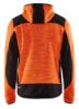 Afbeeldingen van BLÅKLÄDER Gebreid vest met softshell 4930 High Vis oranje/zwart L