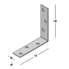 Afbeeldingen van GEBR. BODEGRAVEN Stoelhoek EV 80X80MM 20X2MM