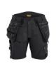Afbeeldingen van BLÅKLÄDER Short dames met 2-weg stretch 7175 zwart/zwart C36