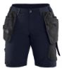 Afbeeldingen van BLÅKLÄDER Short dames met 4-weg stretch 7183 donker marineblauw/zwart C34