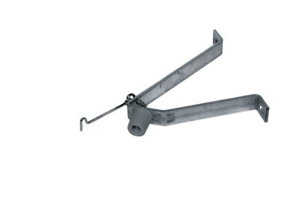 Afbeeldingen van GEBR. BODEGRAVEN Deuropvangbeugel "open" compleet VB 150X60X230MM 30X5MM