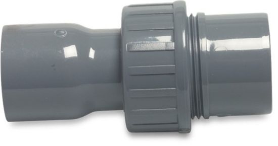 Afbeeldingen van PROFEC Koppeling handgevormd PVC-U grijs 32X32/40MM lijmmof/lijmmof/spie 16bar