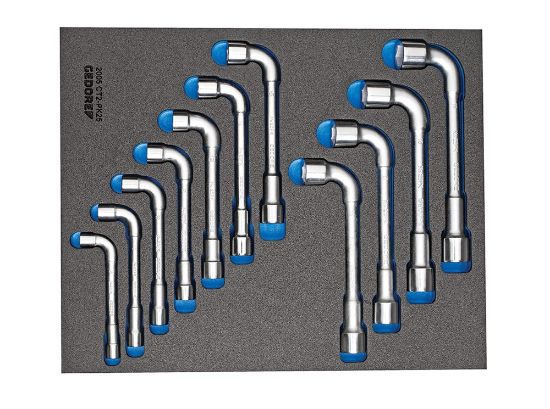 Afbeeldingen van GEDORE Dubbele soksleutelset in 2/4 CT module 11x