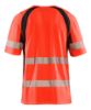 Afbeeldingen van BLÅKLÄDER T-shirt UV 3397 High Vis rood/zwart 2XL