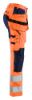 Afbeeldingen van BLÅKLÄDER Werkbroek dames met stretch 7163 High Vis oranje/marineblauw C48