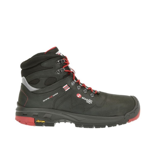 Afbeeldingen van SIXTON PEAK Werkschoen hoog Tonale S3 vibram zwart/rood 38
