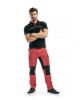 Afbeeldingen van BLÅKLÄDER Poloshirt 3389 zwart/rood XS
