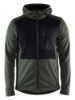 Afbeeldingen van BLÅKLÄDER Hoodie met hele rits 3540 herfstgroen/zwart S