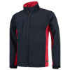 Afbeeldingen van TRICORP Softshell bi-colour 402002 navy/rood M