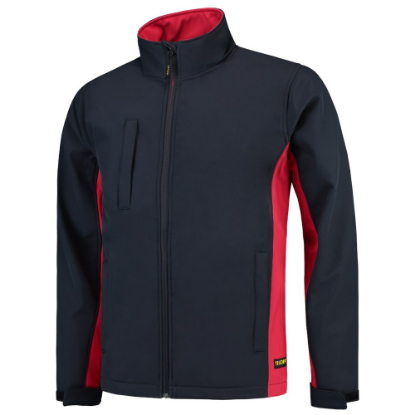 Afbeeldingen van TRICORP Softshell bi-colour 402002 navy/rood M