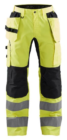 Afbeeldingen van BLÅKLÄDER Werkbroek met stretch 1552 High Vis geel/zwart C44