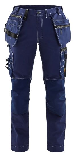 Afbeeldingen van BLÅKLÄDER Werkbroek dames met stretch 7130 marineblauw D21