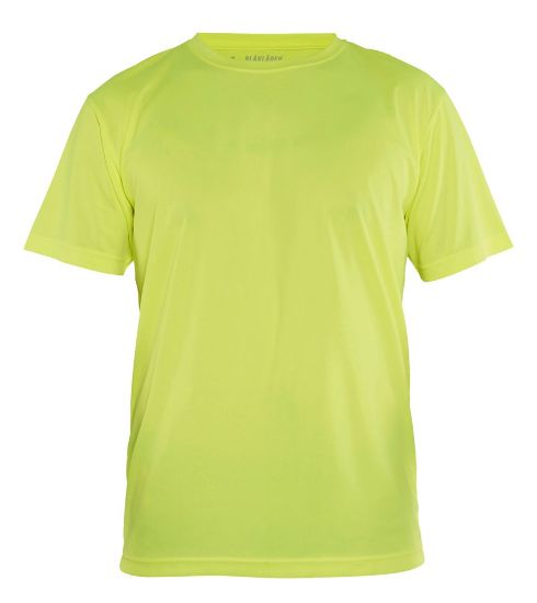Afbeeldingen van BLÅKLÄDER T-shirt UV Visible 3331 High Vis geel 2XL